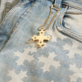 Super Skinny Stacked Forbidden Fruit Denim (Iced Lager)