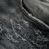 Super Skinny Stacked Brilliance Denim (Black Shadow)