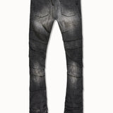 Super Skinny Stacked Brilliance Denim (Black Shadow)