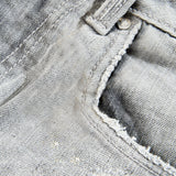 Super Skinny Stacked Brilliance Denim (Cement Wash)