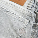 Super Skinny Stacked Brilliance Denim (Cement Wash)
