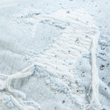 Super Skinny Stacked Brilliance Denim (Sky Blue)